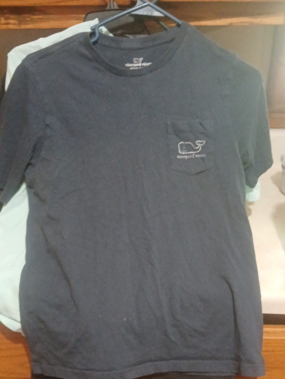 Vineyard Vines Navy Short Sleeve Pocket Tee